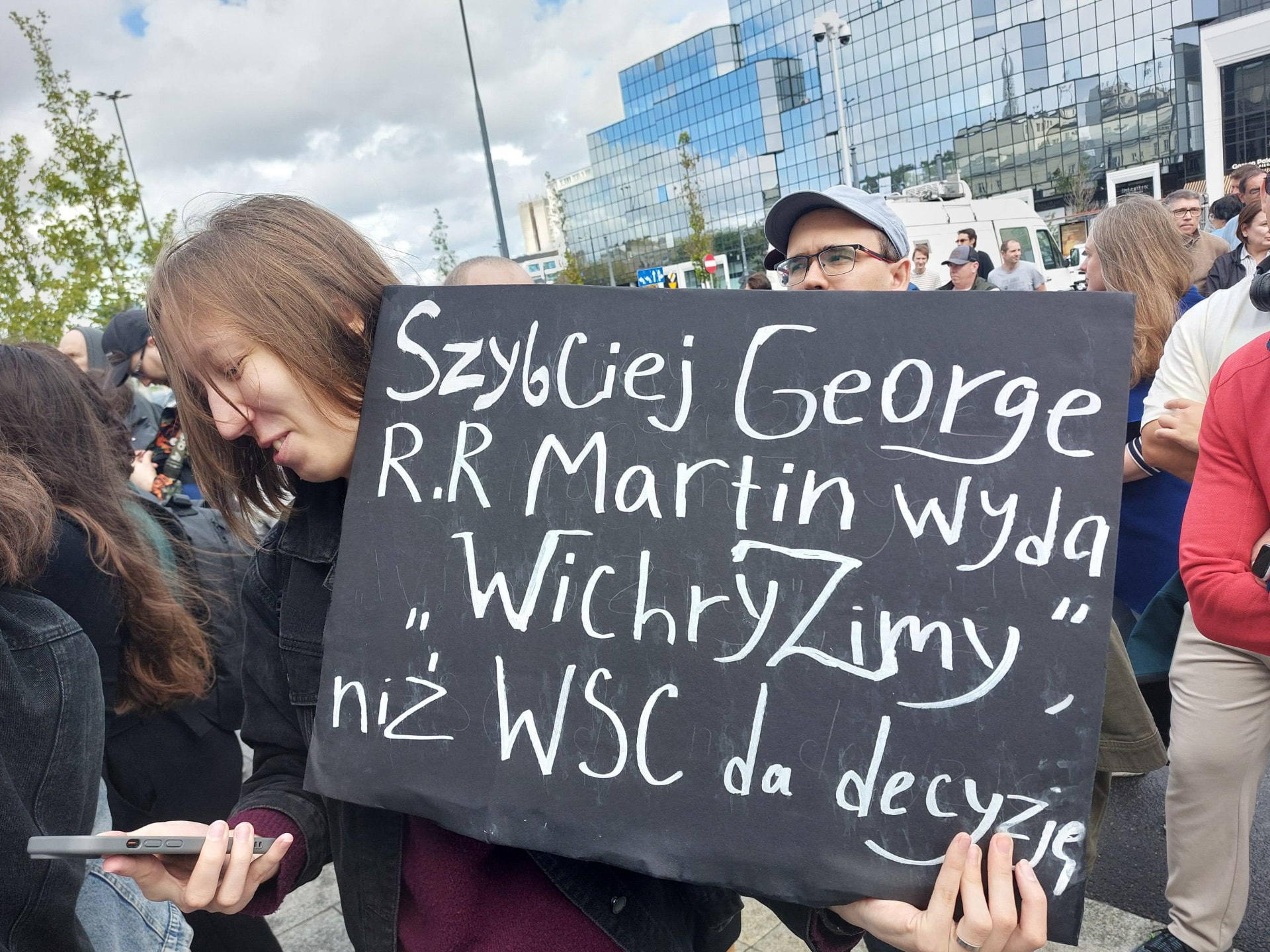 Foreigners' protest at the Mazovian Voivodeship Office, Warsaw, 24 August 2026 (8)