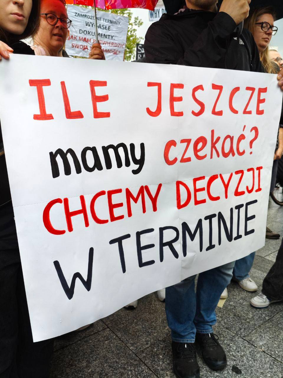 Foreigners' protest at the Mazovian Voivodeship Office, Warsaw, 24 August 2026 (12)