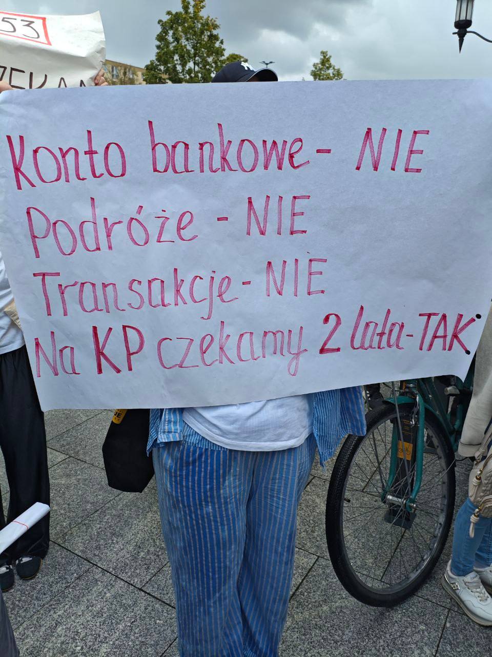 Foreigners' protest at the Mazovian Voivodeship Office, Warsaw, 24 August 2026 (15)