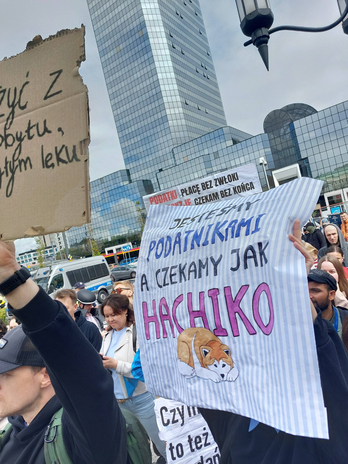 Foreigners' protest at the Mazovian Voivodeship Office, Warsaw, 24 August 2026 (6)