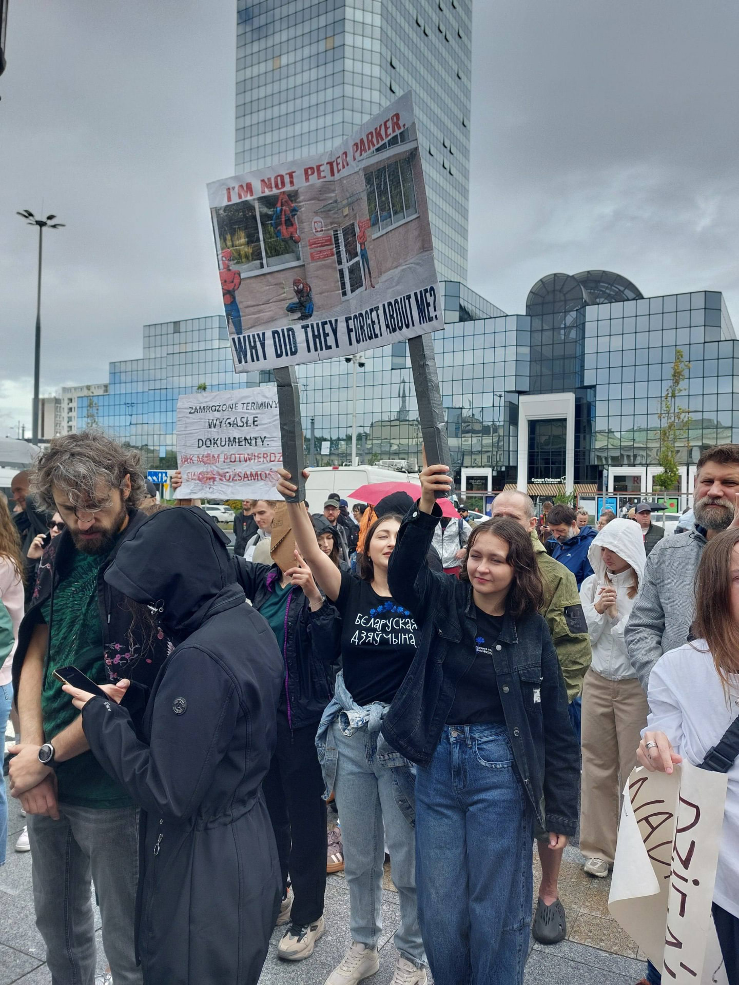 Foreigners' protest at the Mazovian Voivodeship Office, Warsaw, 24 August 2026 (5)